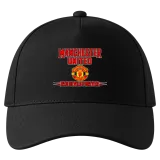 MANCHESTER UNITED RED DEVILS FOREVER върху шапка