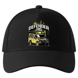 Defender 110 офроуд приключение върху шапка