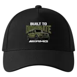 Mercedes AMG Built to Dominate върху шапка
