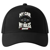 My Car My Rules BMW върху шапка