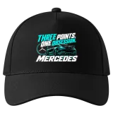 Three Points One Obsession Mercedes върху шапка