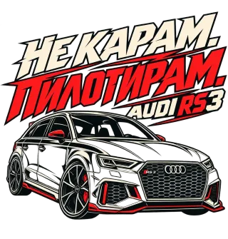Не карам, пилотирам Audi RS3