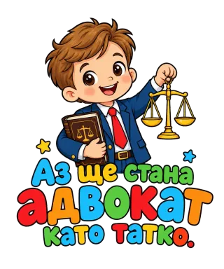 Аз ще стана адвокат като татко