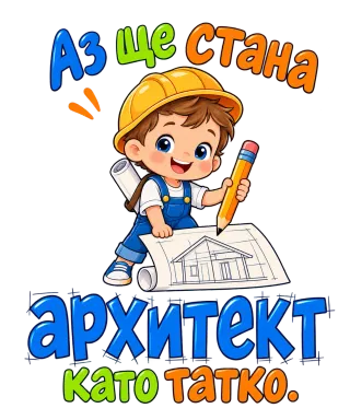 Аз ще стана архитект като татко