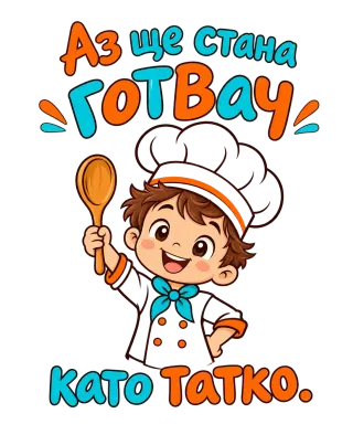 Аз ще стана готвач като татко