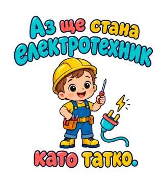 Аз ще стана електротехник като татко