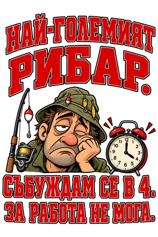Най-големият рибар лесно се събужда