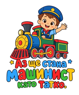 Аз ще стана машинист като татко