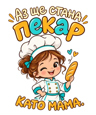 Аз ще стана пекар като мама