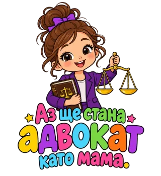 Аз ще стана адвокат като мама