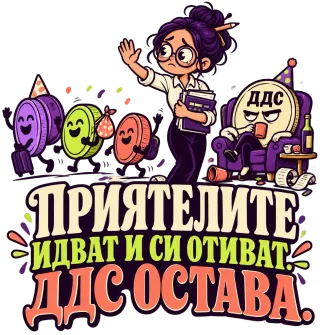 Приятелите идват и си отиват, ДДС остава
