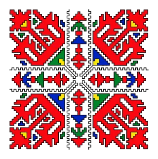 Българска шевица „Соларно цвете“