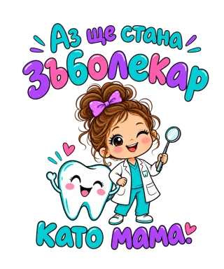 Аз ще стана зъболекар като мама