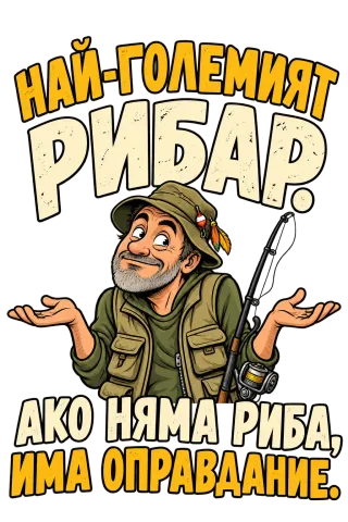 Най-големият рибар има оправдание