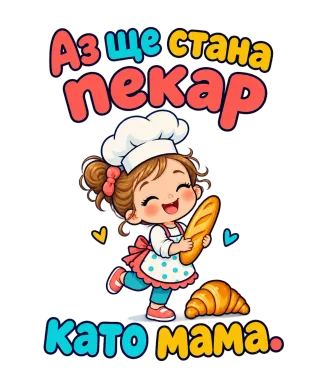 Аз ще стана пекар като мама