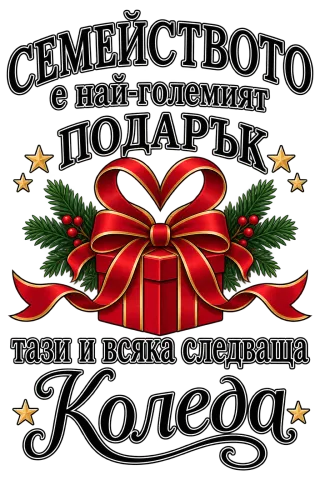Семейството е най-големият подарък