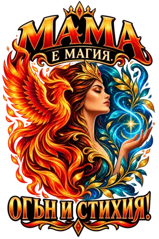 Мама е магия огън и стихия