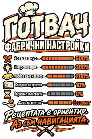 Готвач фабрични настройки