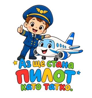 Аз ще стана пилот като татко