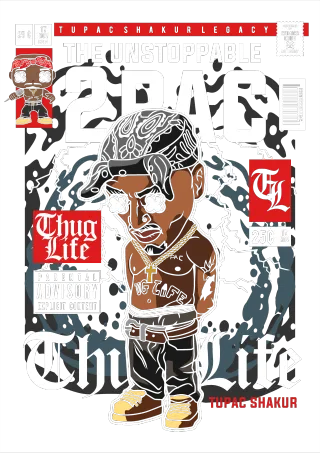 THE UNSTOPPABLE 2PAC Tupac Thug Life