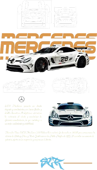 Mercedes AMG състезателен автомобил
