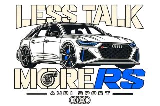 Less Talk More RS Audi