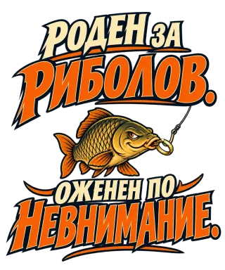 Роден за риболов, оженен по невнимание