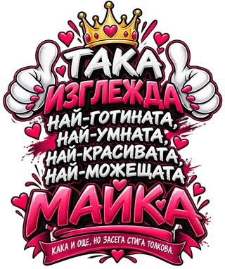 Най-готината и можеща майка