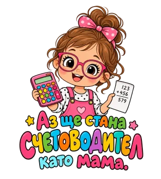 Аз ще стана счетоводител като мама