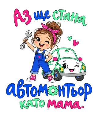 Аз ще стана автомонтьор като мама
