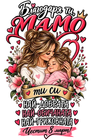 Благодаря ти, мамо най-добрата