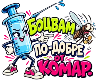Боцвам по-добре от комар