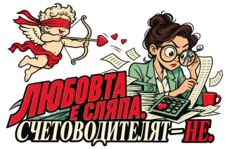 Любовта е сляпа, счетоводителят не
