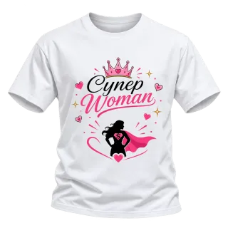 Супер Woman върху тениска