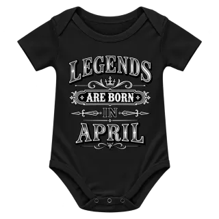 LEGENDS ARE BORN IN APRIL върху Боди