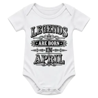 LEGENDS ARE BORN IN APRIL върху Боди
