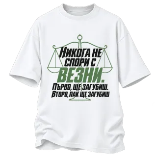 Никога не спори с Везни върху Овърсайз