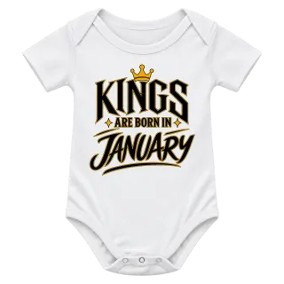 KINGS ARE BORN IN JANUARY върху Боди