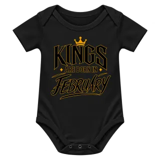 KINGS ARE BORN IN FEBRUARY върху Боди