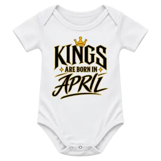 KINGS ARE BORN IN APRIL върху Боди