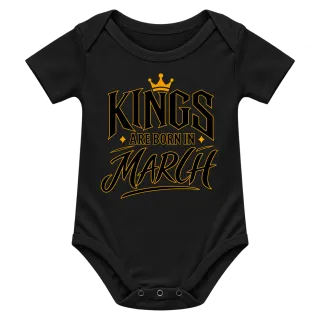 KINGS ARE BORN IN MARCH върху Боди