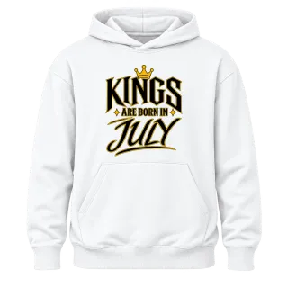KINGS ARE BORN IN JULY върху Худи