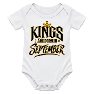 KINGS ARE BORN IN SEPTEMBER върху Боди