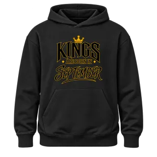 KINGS ARE BORN IN SEPTEMBER върху Худи