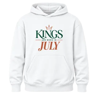 DA KINGS ARE BORN IN JULY върху Худи