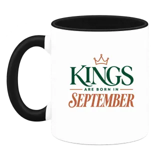 DA KINGS ARE BORN IN SEPTEMBER върху Чаша