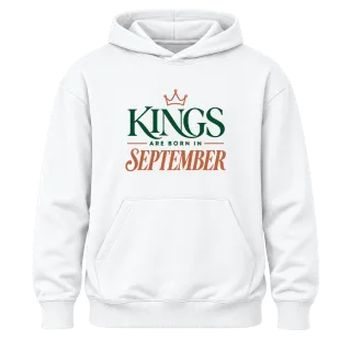 DA KINGS ARE BORN IN SEPTEMBER върху Худи