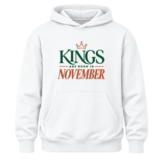 DA KINGS ARE BORN IN NOVEMBER върху Худи