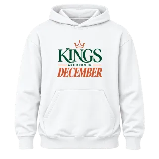 DA KINGS ARE BORN IN DECEMBER върху Худи