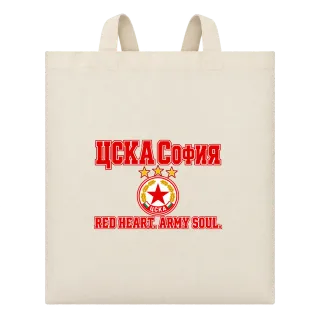ЦСКА RED HEART ARMY SOUL върху Чанта
